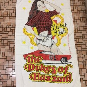 Dukes of Hazzard Daisy Duke Beach Towel 1981 Original With Marks